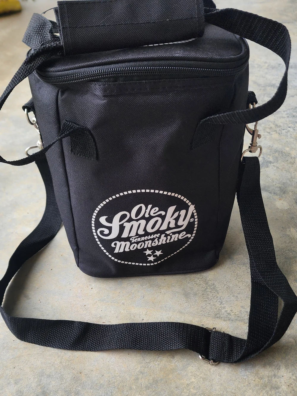 Ole Smoky Black Cooler Compact Crossbody Carry